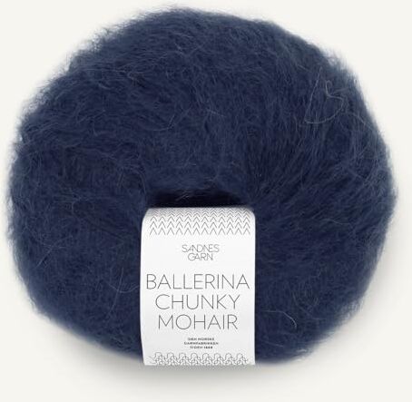 Sandnes Garn Ballerina Chunky Mohair – Colore: Dyp Marine (5581) – 50 g/ca. 135 m lana