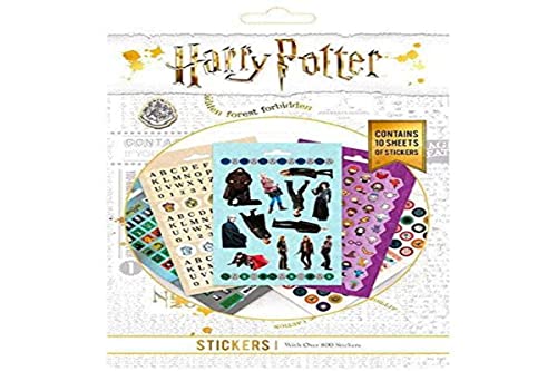 Harry Potter Wizarding World  Adesivi, Multicolore, 24 x 14.5cm, 800 unità, Acciaio Inossidabile