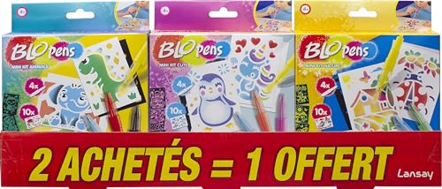 Lansay Blopens Tripack Mini Blopens Disegni e colorare Dai 5 anni