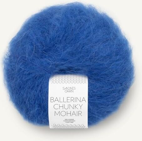 Sandnes Garn Ballerina Chunky Mohair – Colore: Dazzling Blue (5845) – 50 g/ca. 135 m lana