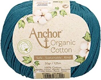 Schachenmayr Anchor 00671 Cotone organico a 4 fili, ca. 125 m, 50 g