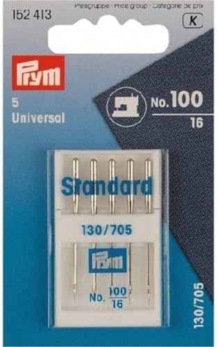 Prym Sewing Machine Needles, Metallo, Silver, 9.3 x 5.7 x 0.7 cm