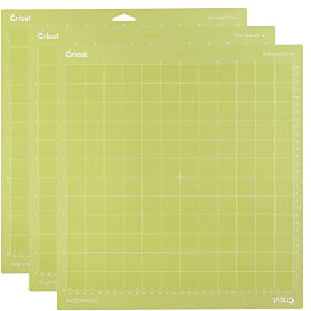 Cricut Standardgrip Set di 3 tappetini da taglio, 30,5 x 30,5 cm, colore: Verde