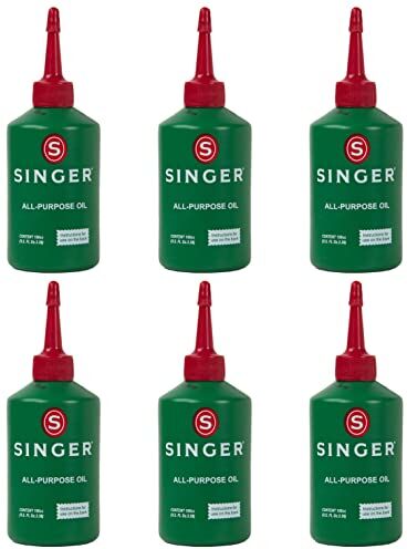 Singer Olio per macchina da cucire (confezione da 6)