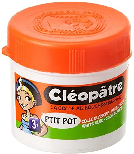 Cléopâtre Colla vegetale P'tit Pot da 85 g, colore: Bianco