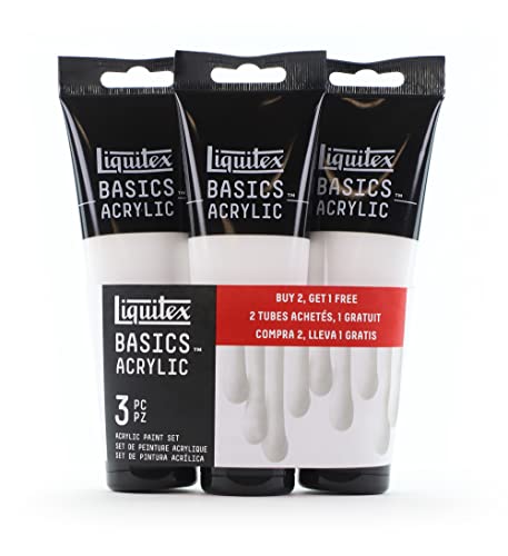 LIQUITEX Basics Set 3 X 118 ml Bianco Titanio