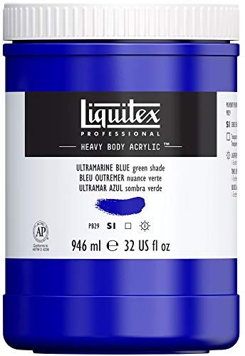 LIQUITEX Professional Heavy Body Colore Acrilico, Blu (Ultramarine Blue/Green Tone), 946 ml