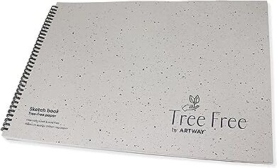 ArtWay Tree Free Cotton Rag Sketchbook A3 Bianco 250 g/m² 20 fogli / 40 lati