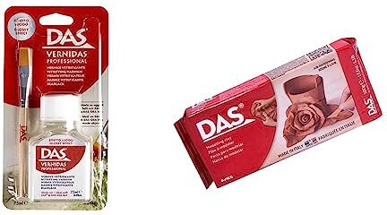 DAS VERNI PROFESSIONAL 75ML & Terracotta, Pasta per modellare, 500 grammi