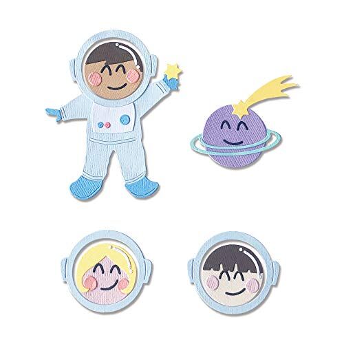 Sizzix Fustella Thinlits motivo astronauta di Olivia Rose 13 pezzi