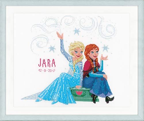 Vervaco contato Kit Punto Croce, Motivo: Frozen – Sisters Forever, Assortiti