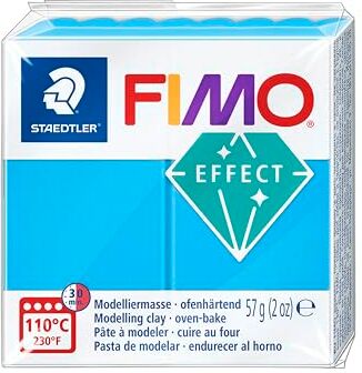 Staedtler Fimo Effect 8020-374 Argilla 56g Blu Traslucido