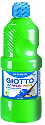 Giotto Tempera acrilica  verde 500 ml