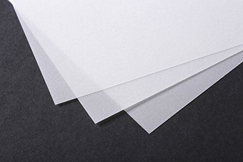 Clairefontaine – Confezione di Carta Lucido 70 x 100 cm 5SH 110 g, Trasparente