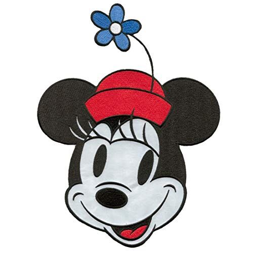Comercial Mercera Mickey Mouse 90 Anni Xl 03 Minnie Anni Novanta Edizione Speciale Disney Toppe Termoadesive Patch Toppa Ricamate, Misura: 18 x 23 cm
