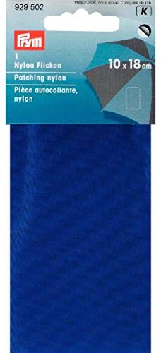 Prym Toppa In Nylon Autoadesiva, Gold Zack, Blu, 10X18Cm