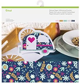 Cricut Carta deluxe stravagante, in legno, 12" x 12", 10 conteggi