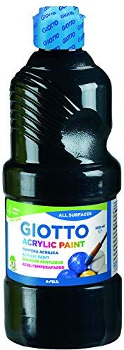 Giotto Tempera acrilica  nero 500 ml