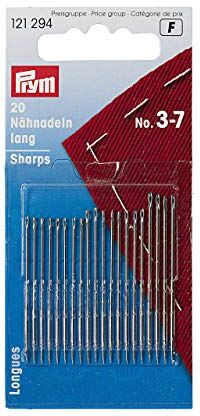 Prym Sewing Needles, Silver, No.3-7, 20 Pezzo, Mercati