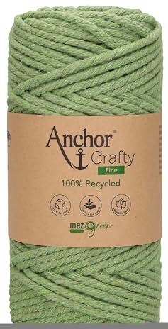 Schachenmayr Anchor Crafty Fine 00110 Confezione da 250 g, ca. 65 m