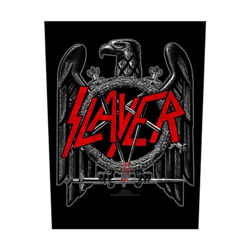 Slayer Black Eagle Unisex Toppa schiena standard 95% cotone, 5% poliestere 25 x 35 cm