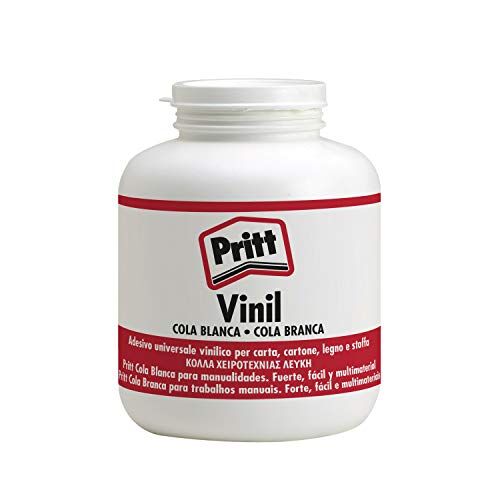 Pritt Colla Vinil Universale, Colla Vinilica, Adesivo Vinilico, Colla per Lavoretti e Fai da te, Indispensabile per Uso Scuola, Casa e Ufficio, Sughero, Feltro e Carta da Parati, Colla da 1 kg