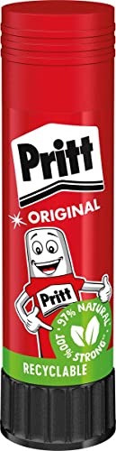 Pritt Colla stick, colla sicura e adatta ai bambini per arti e mestieri, colla forte per scuola e ufficio, 1x 43 g  stick