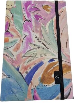 Ted Baker Nikkae Summer Bloom Printed A5 Notebook in Pale pink Hardback