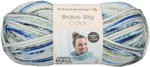 Schachenmayr Bravo Big Color, 200G sporty Filati Per Maglieria A Mano