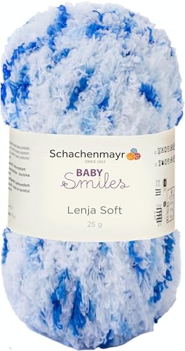 Schachenmayr Baby Smiles Lenja Soft, 25G Blue Spot col Filati per Maglieria A Mano