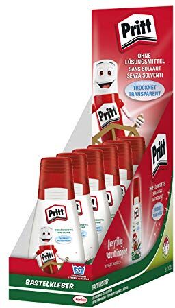 Pritt COLLA per bricolage, 6 bottiglie, 100 g,