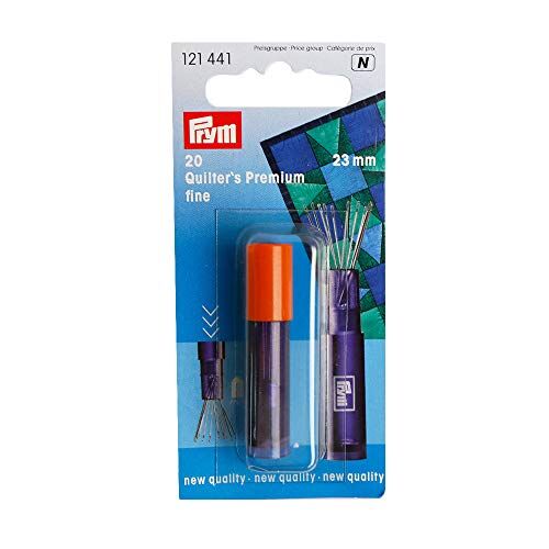 Prym Argento (0.60 x 23mm) Quilting Cucire Aghi 20 Aghi