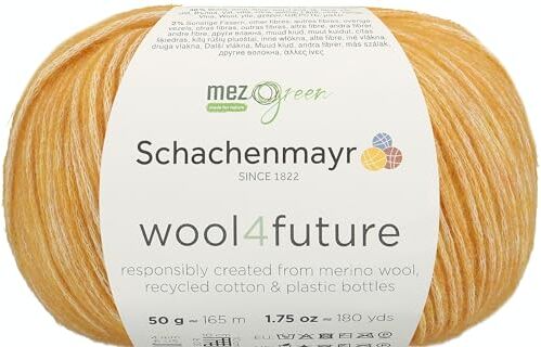 Schachenmayr Wool4Future Filati per maglieria a mano, 50 g, colore: oro