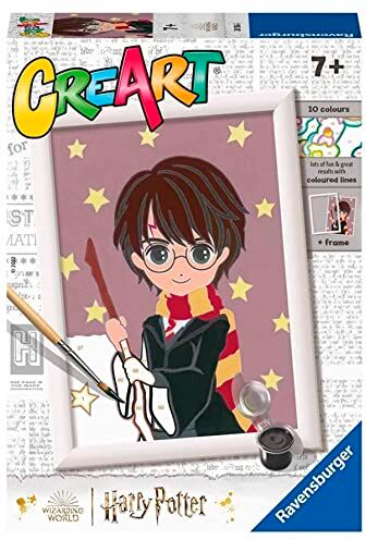 Ravensburger CreArt Harry Potter Paint By Numbers for Children Painting Arts and Crafts Kits for Ages 7 Years Up Christmas Gifts