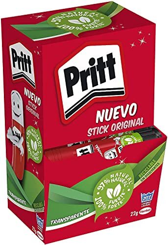 Pritt Colla Stick 15 x 22g, colla per bambini sicura e affidabile, colla  per lavoretti e fai da te, con una tenuta forte per uso scuola e ufficio, 15 stick x 22g