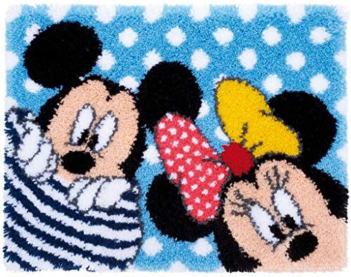 Vervaco Latch Hook:: Mickey e Minnie – Peek-a-Boo, Assortiti