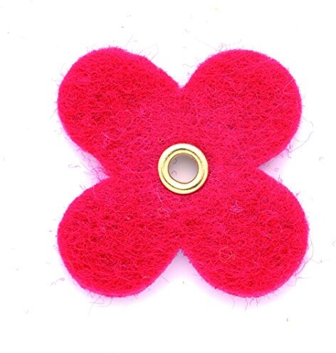 Glorex Fiori di Feltro, FLIZ, Rosso, 11 x 9.5 x 1 cm