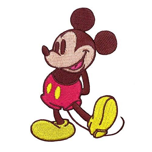 LipaLipaNa Disney Character Vintage Mickey Mouse Patch Classic Cartoon Iron-On AppliqueDistintivo Ricamato Applicazioni Il Ferro Sulla Toppa Patch Accessorio per souvenir Applique