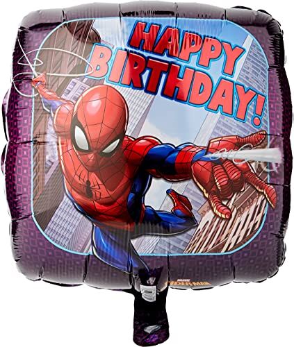 amscan SD-SQ:Spider-Man Happy B-day