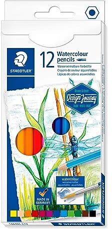 Staedtler 14610 C design Journey – Astuccio cartone 12 Matite Colorate aquarellables assortiti