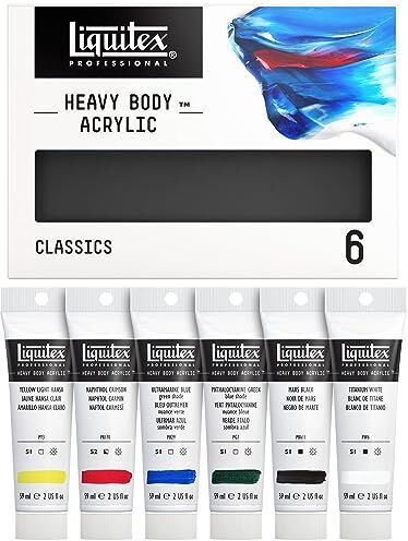 LIQUITEX Heavy Body 6 Tubi Da 59 ml "Set Classico