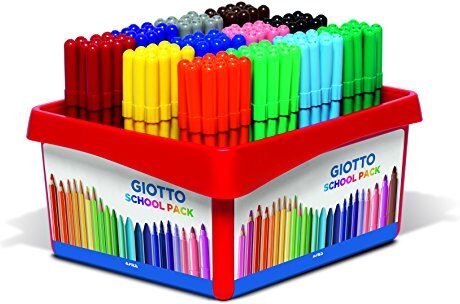 Giotto Pennarelli Turbo Color, confezione grande da 144 pz