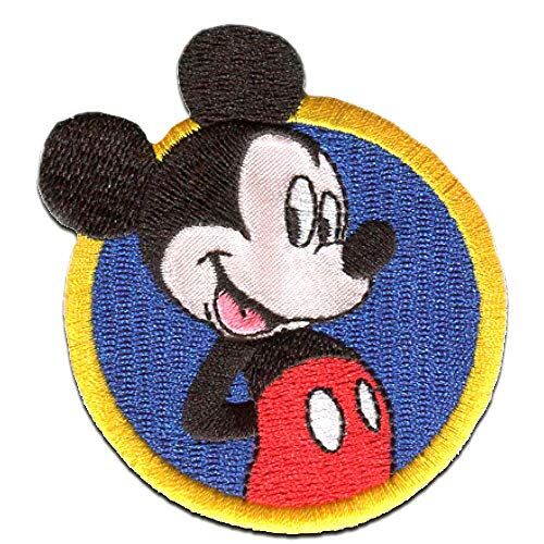 Comercial Mercera Disney Mickey Mouse Toppa decorativa termoadesiva 7 x 7 cm