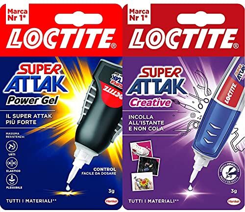 Loctite Super Attak Power Flex Gel Control, Adesivo Trasparente E Istantaneo Specifico Per Materiali Flessibili & Creative, Colla Resistente Con Applicatore A Penna Per Applicazioni Facili E Precise