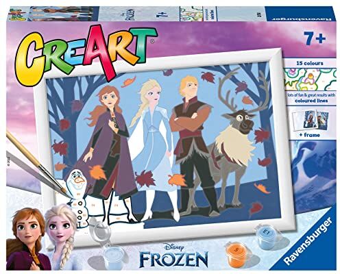 Ravensburger CreArt Serie D Frozen, Best Friends, Dipingere 7+ Anni, Multicolore,