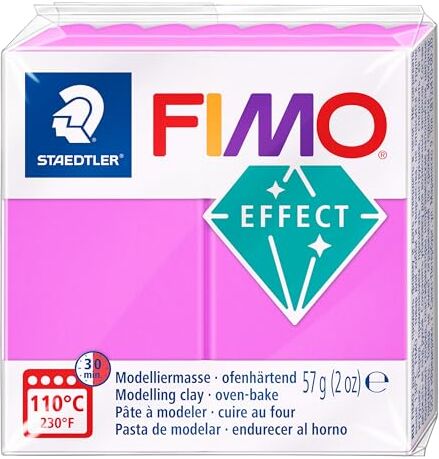 Staedtler - fimo Argilla da Modellare, Colore Viola Fluo, 8010-601