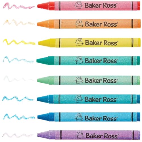 Baker Ross Pastelli pastello, confezione da 96, forniture artistiche per bambini (), assortiti