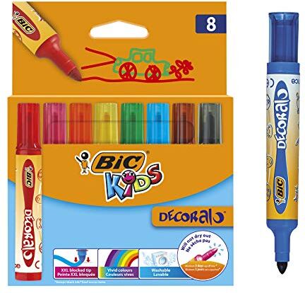 BIC Kids Decoralo Confezione di pennarelli per colorare Pack de 8