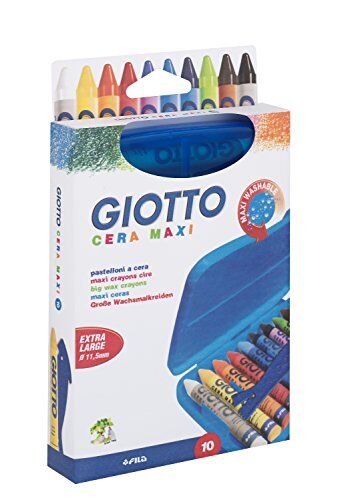 Giotto Cera Maxi gesso per pittura a cera K10, custodia in plastica sospesa