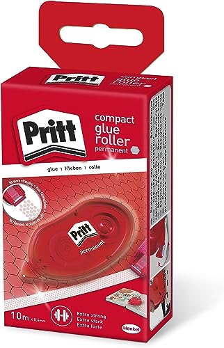 Pritt Colla Roller, Colla per Bambini Sicura e Affidabile, Colla  per Lavoretti e Fai da te, per Incollaggi Precisi e Facili, per Uso Casa,  Colla Roller Compact, 8.4mm x 10m